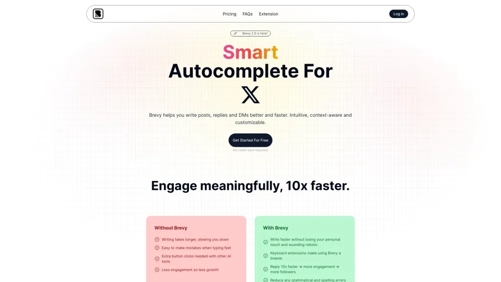 Brevy: AI Tool for Efficient X.com Expression