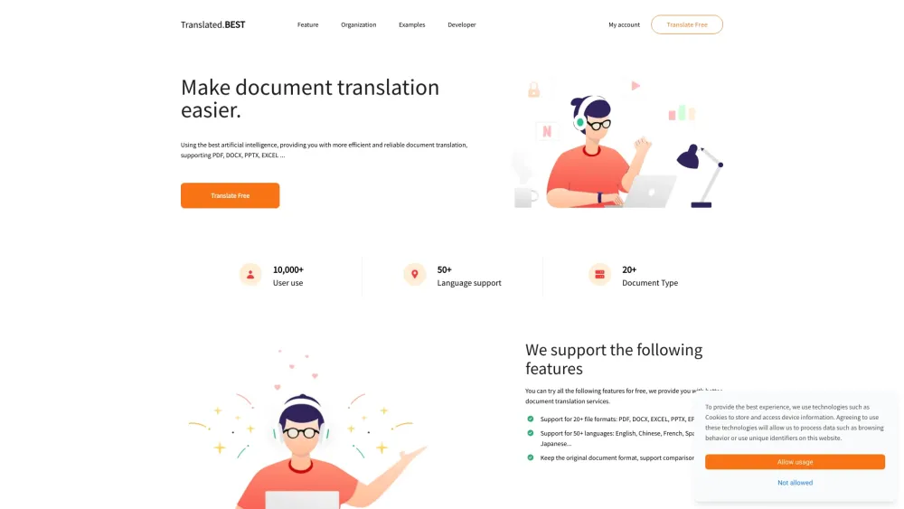 Translated.BEST: AI Tool for Document Translation