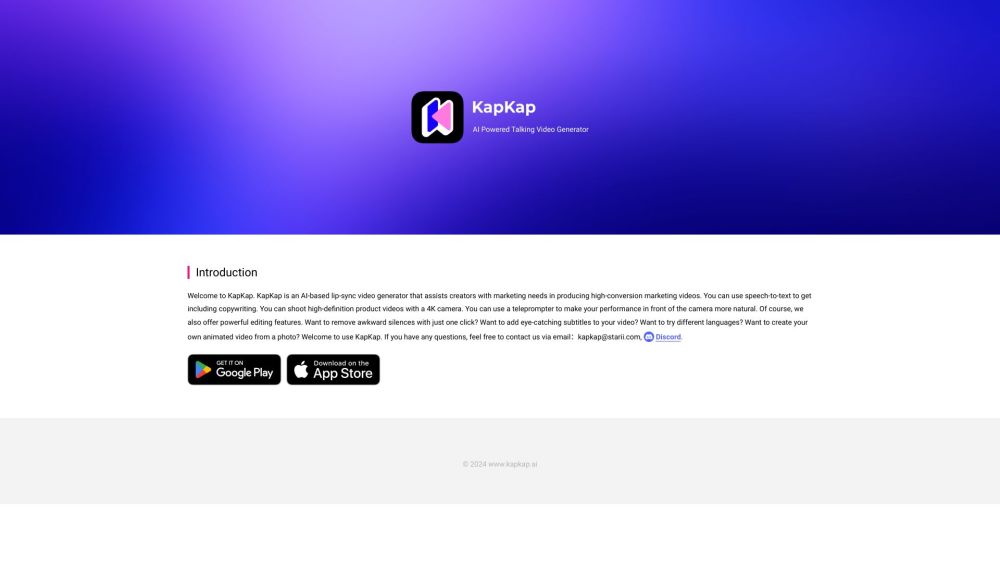 KapKap: AI Tool for High-Conversion Marketing Videos