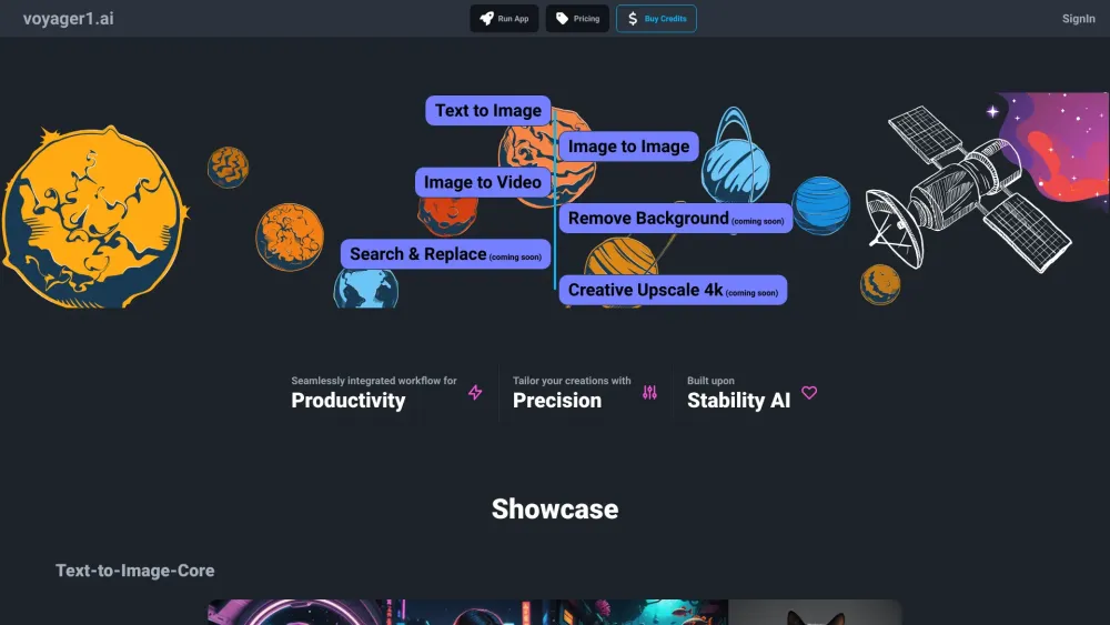 Voyager1 AI: Seamless AI Tool for Art & Productivity