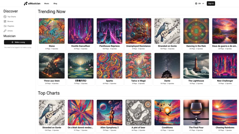aiMusician: AI Tool for Music Playback & Generation