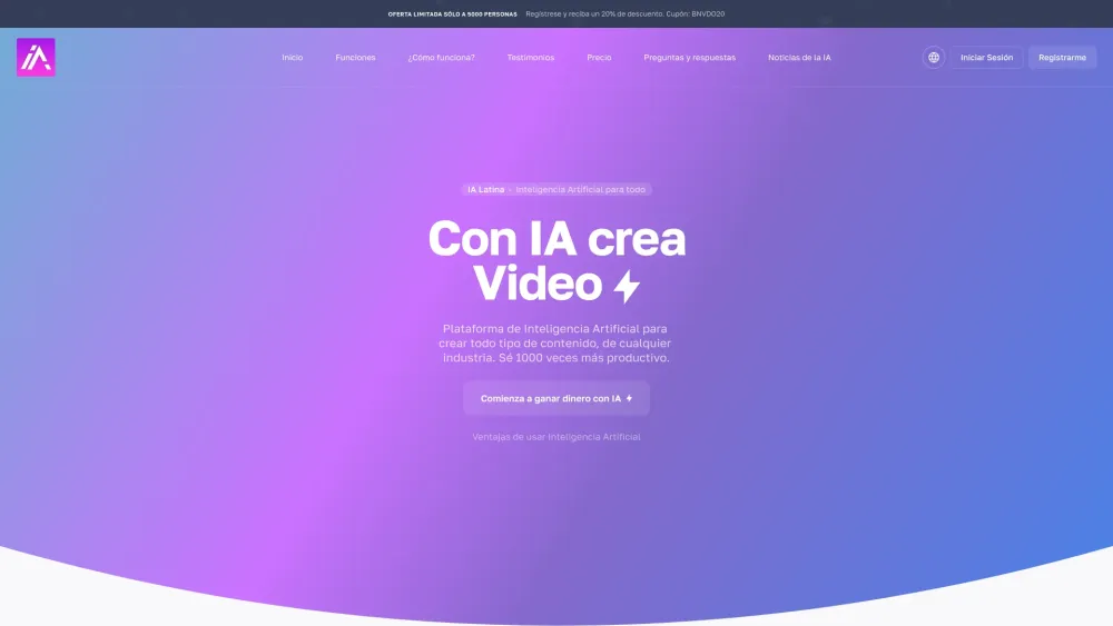 IA Latina: All-in-One Content Creation AI Tool