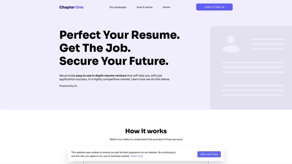 Chapter One: AI Tool for Resume Analysis