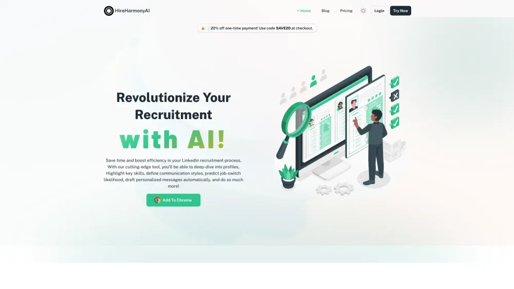 HireHarmonyAI: AI Tool for Efficient LinkedIn Hiring