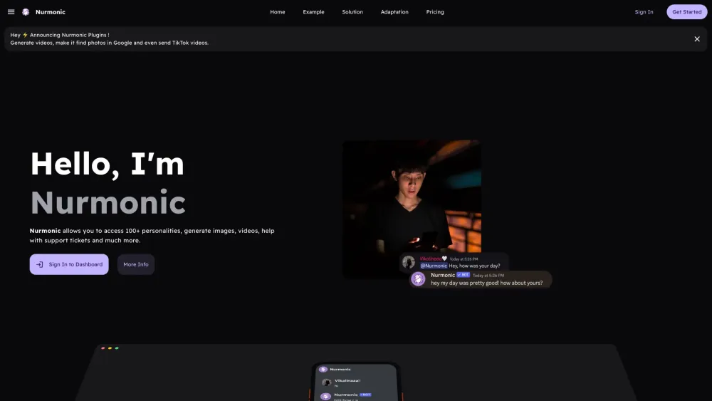 Nurmonic: AI Tool for Discord Engagement