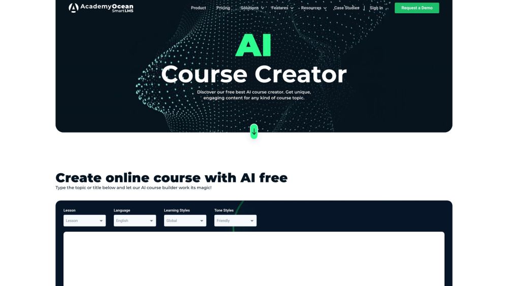 AcademyOcean: AI Course Creator & Tool