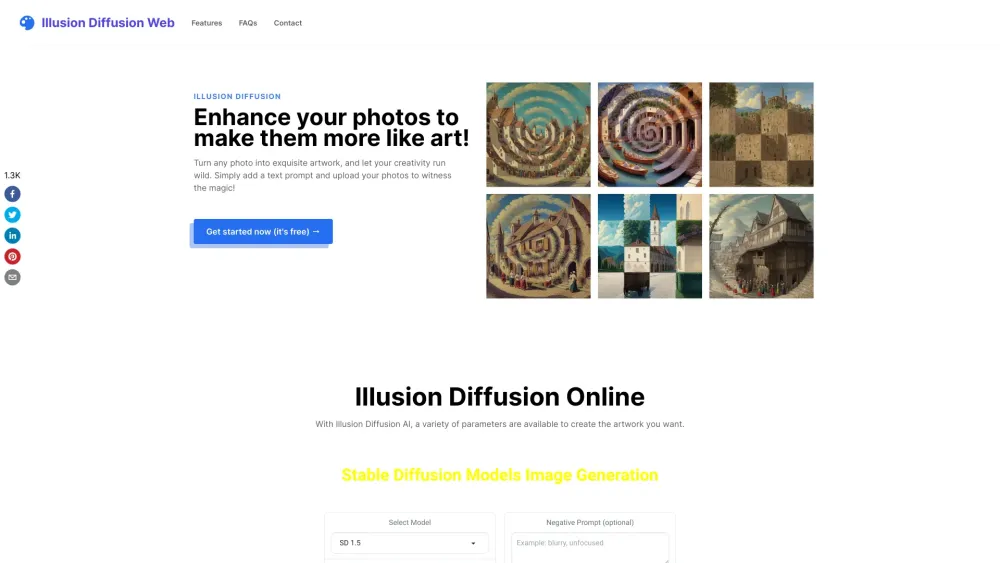 Illusion Diffusion: AI Tool for Photo Art