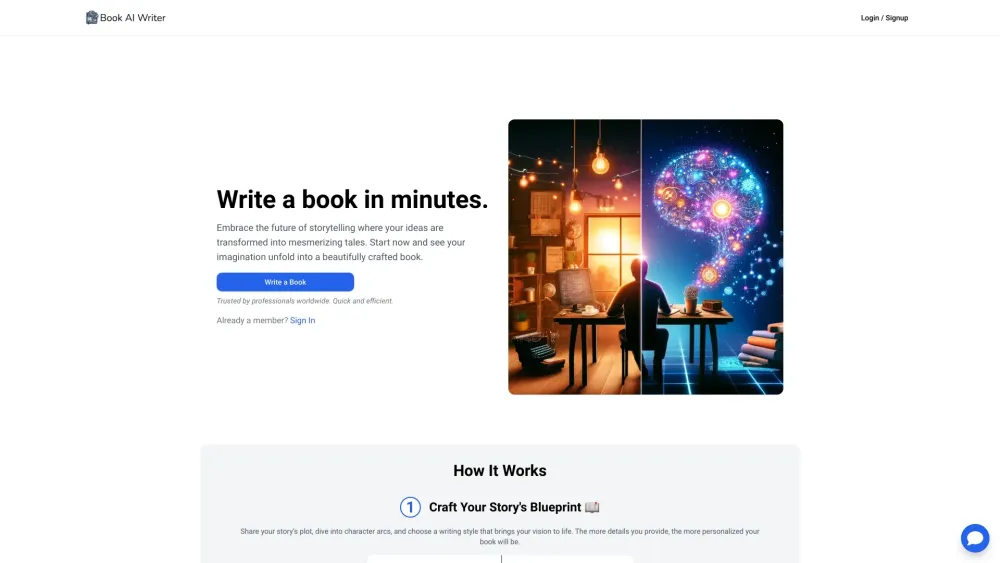 Book AI Writer: Craft Mesmerizing Tales with AI Tool