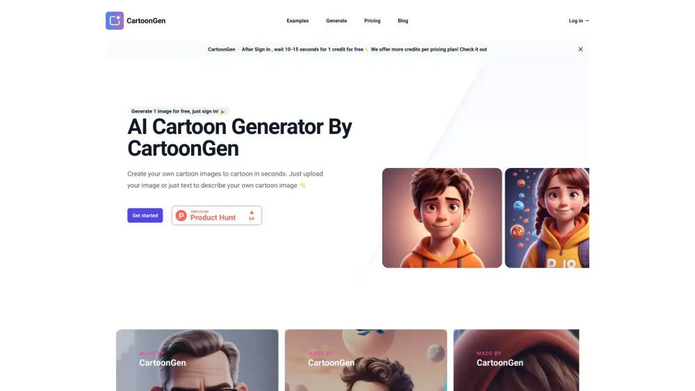 CartoonGen: AI Tool for Pixar-Style Cartoon Avatar