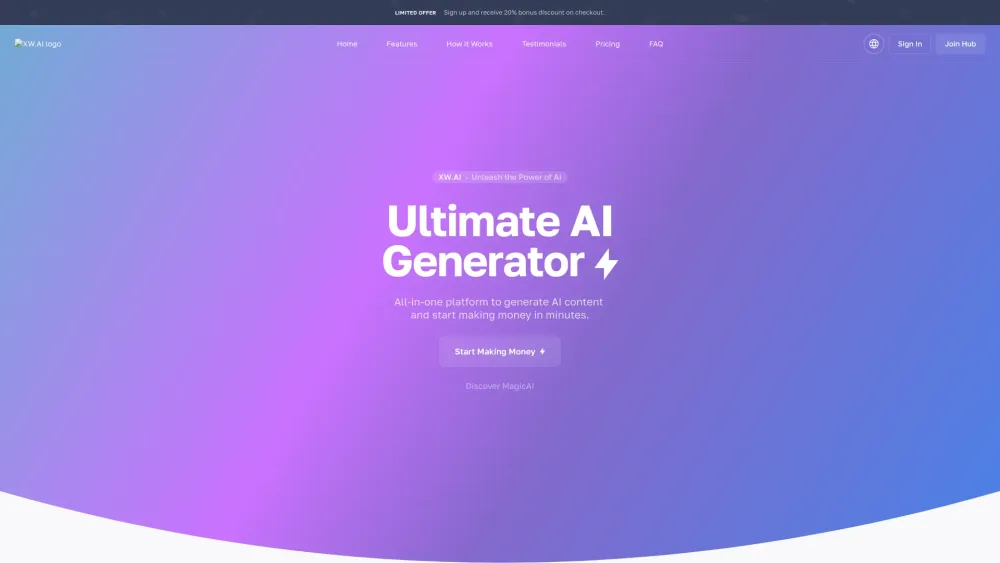 XW.AI: AI Tool for Instant Copywriting – XW.AI