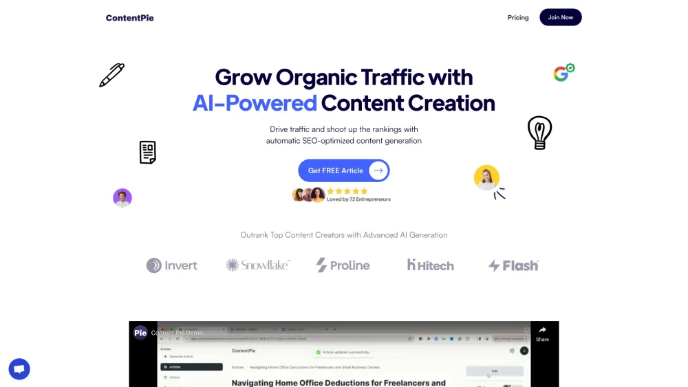 ContentPie: AI Tool for SEO & Multilingual Content