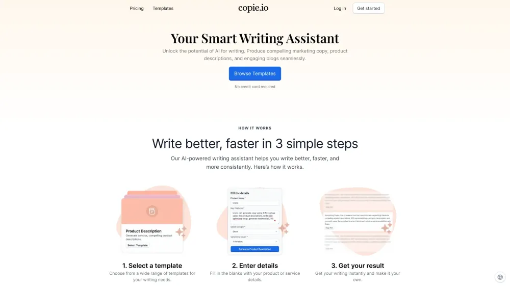 Copie: AI Tool for Effortless Content Creation