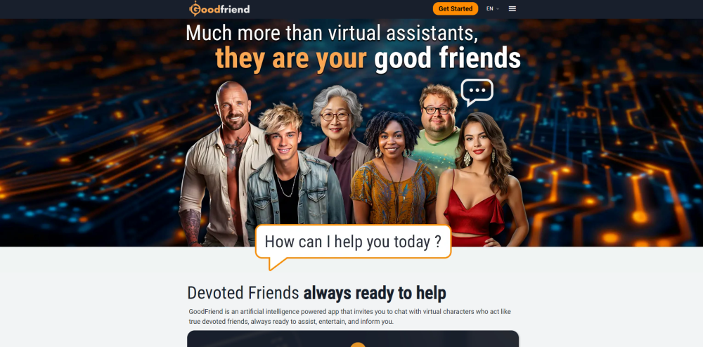 GoodFriend AI: Innovative AI Tool for Virtual Friends