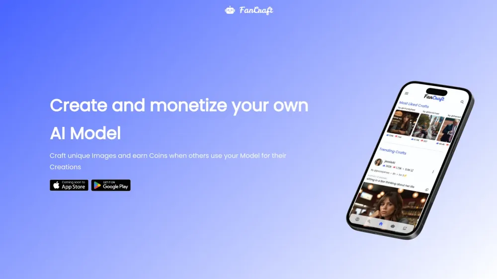 FanCraft: AI Tool for Monetizing Model & Images