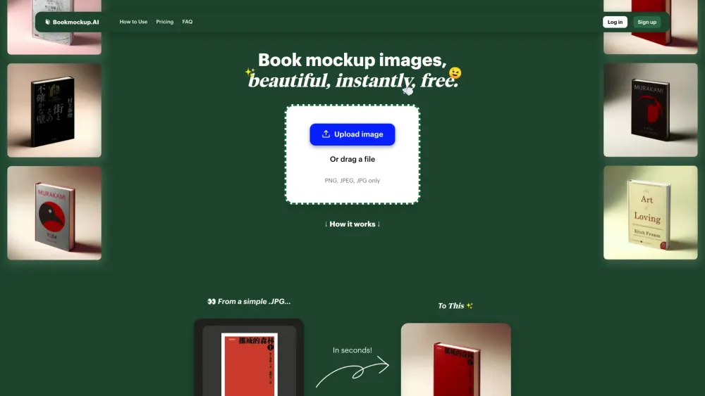 Bookmockup AI: Free AI Tool for Book Mockup Images