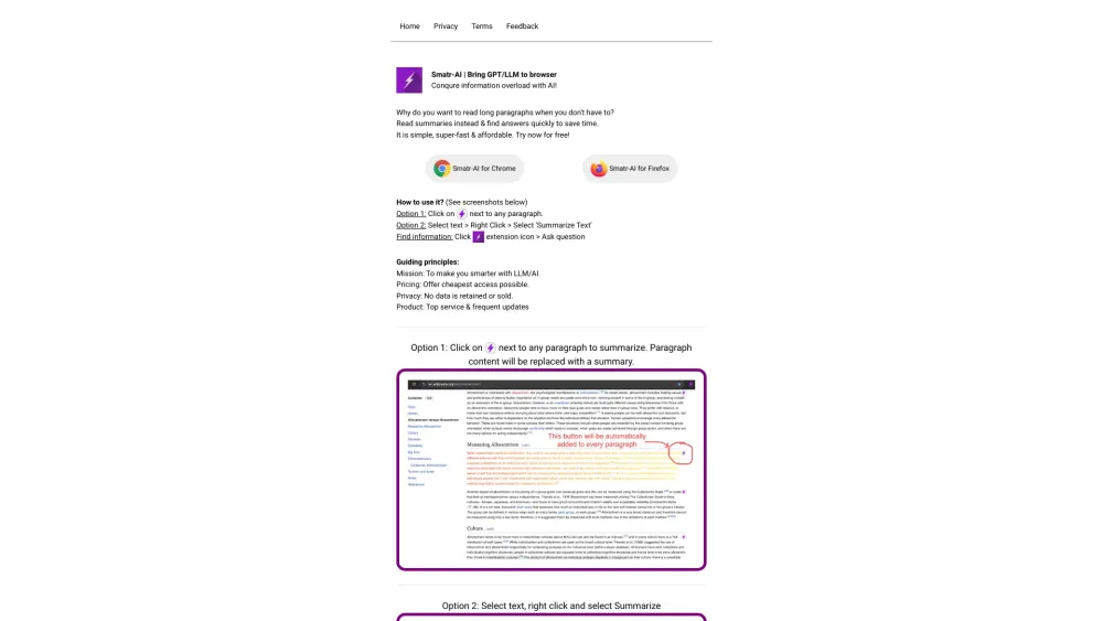 Smatr-AI: AI Tool for Smart Summaries & Fast Answers