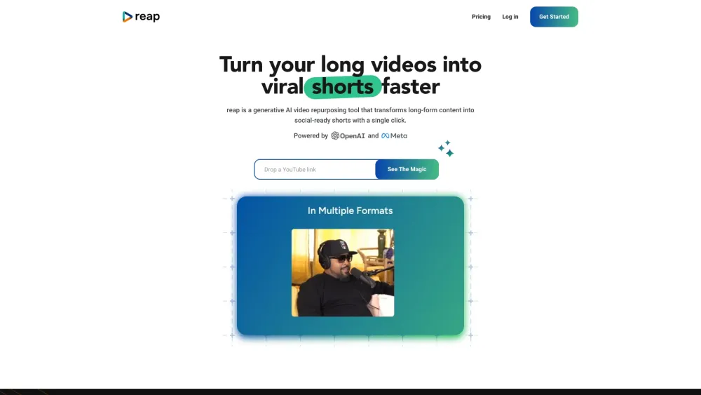 reap: AI Tool for Transforming Videos