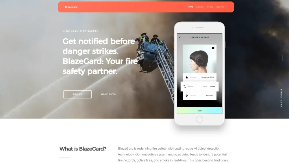 BlazeGard: AI Tool for Fire Hazards & Fires