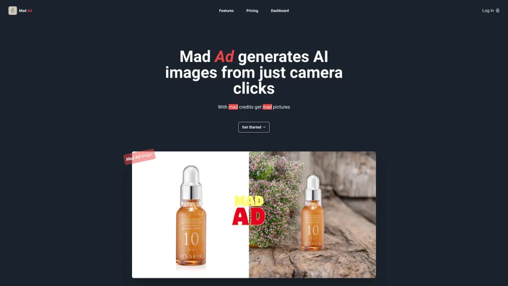 Mad Ad: AI Tool for High-Quality Product Images