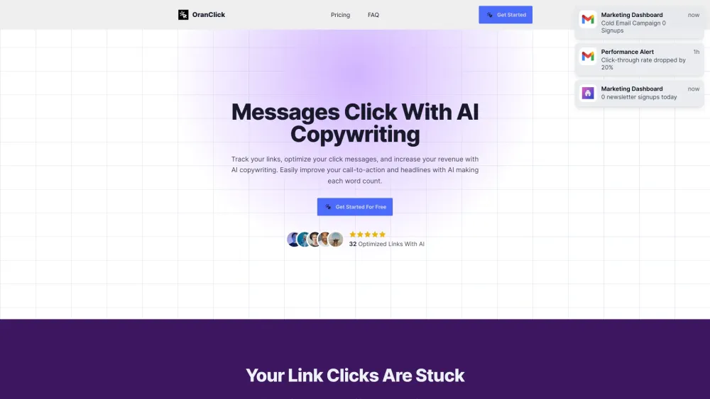 OranClick: AI Tool for Content Creators