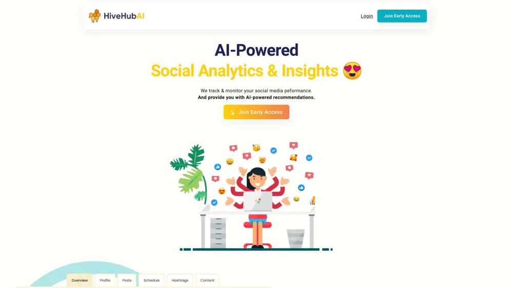 HiveHubAI: Free AI Tool for Instagram Analytics