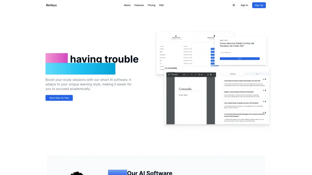 Benkyu: AI Tool for Personalized Learning with Benkyu