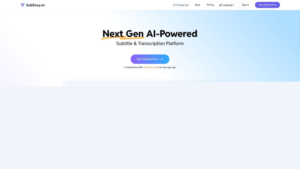 SubEasy: AI Tool for Precise Transcription & Translation