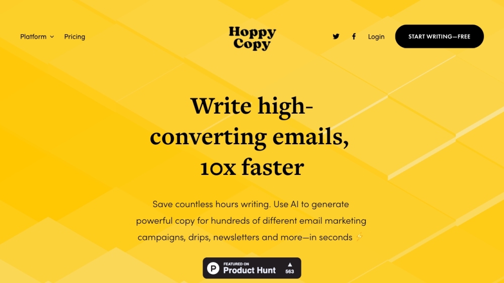 Hoppy Copy: AI Email Marketing Copywriting Tool