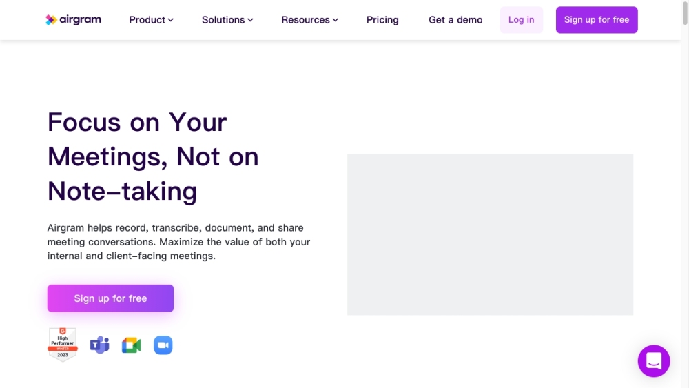 Airgram: AI Tool for Meeting Transcription & Summarization