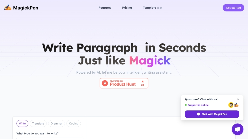 MagickPen: AI Tool for Effortless Text Gen.