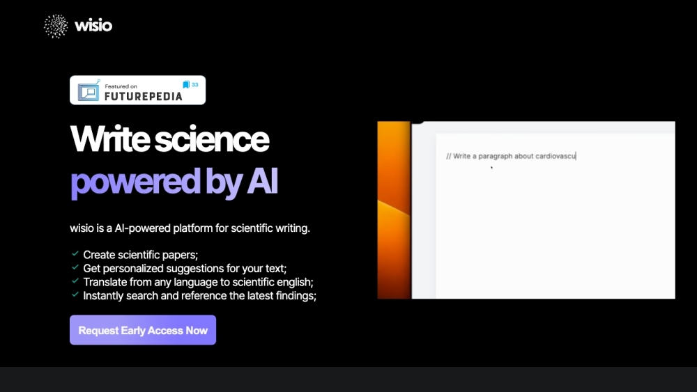 wisio.app: AI Tool for Scientists