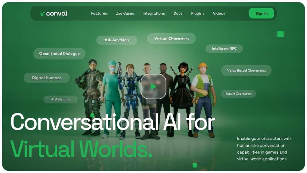Convai: AI Tool Bringing Characters to Life