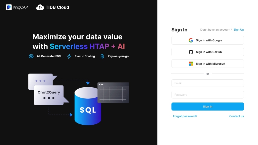 TiDB Cloud: AI Tool-Powered Cloud Database