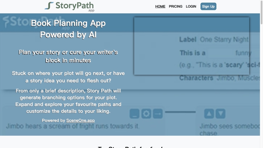 Story Path: AI Tool for Writers - Generate Next Steps