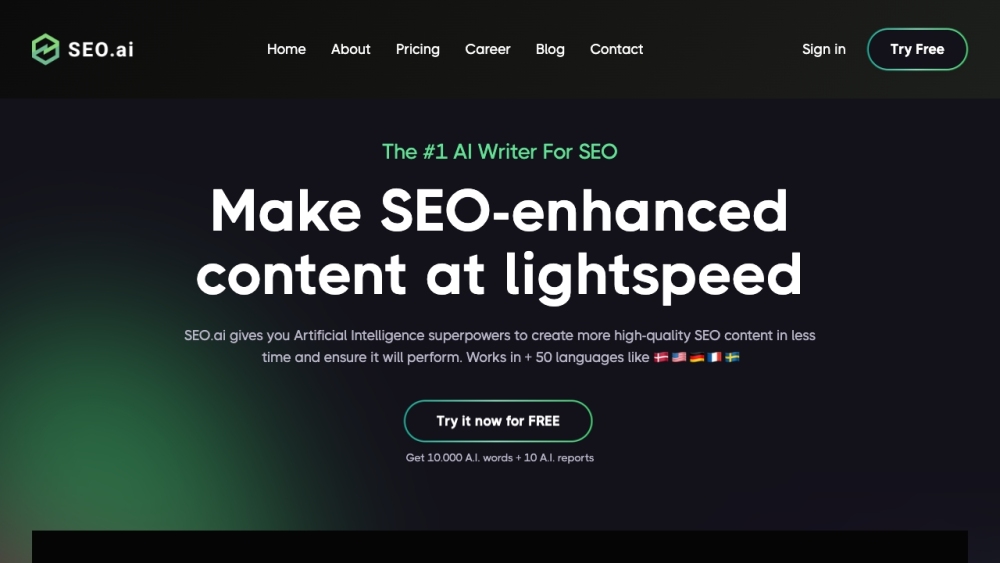 SEO.ai: #1 AI Writer for SEO - AI Tool