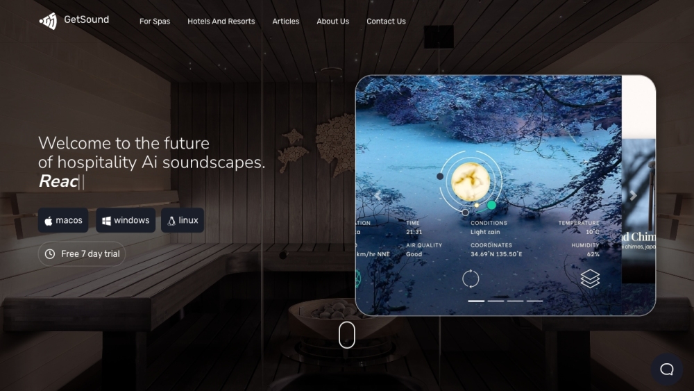 GetSound.ai: AI Tool for Focus & Soundscapes