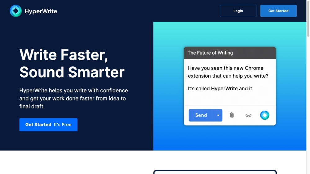 HyperWrite: AI Tool for Smarter, Faster Writing