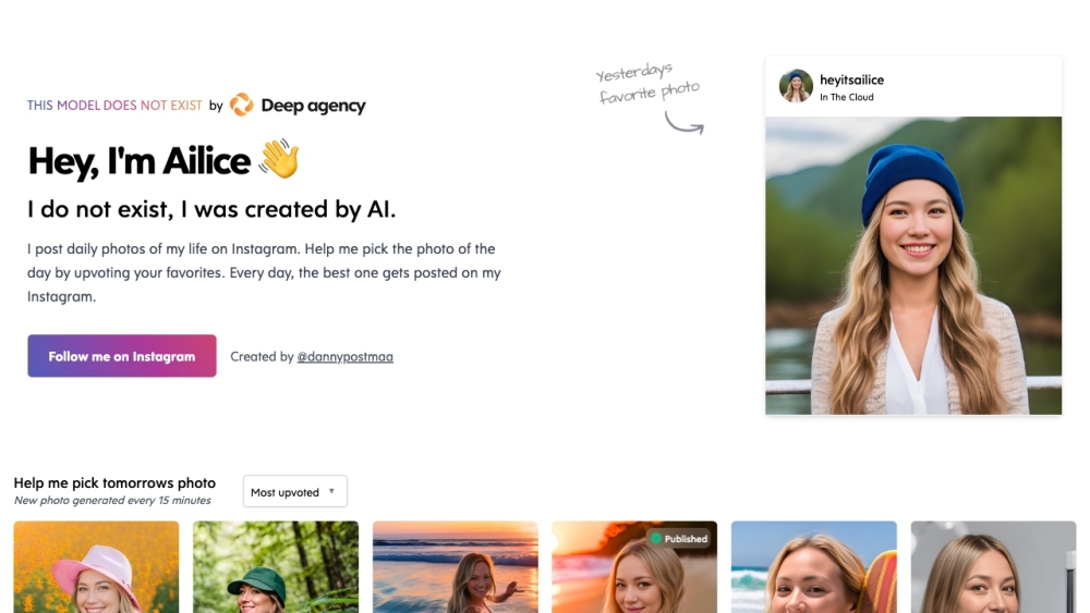 Ailice - AI Tool for Daily Instagram Photos