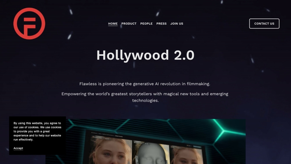 Flawless - Gen-AI Filmmaking: AI Tool for Cinematic Quality