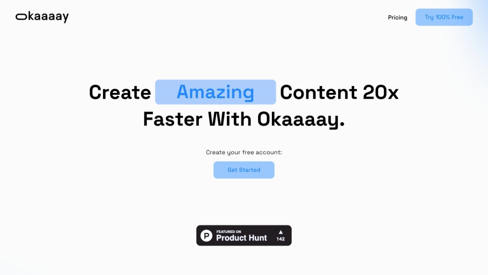 Okaaaay: AI Tool for Content Creation Process