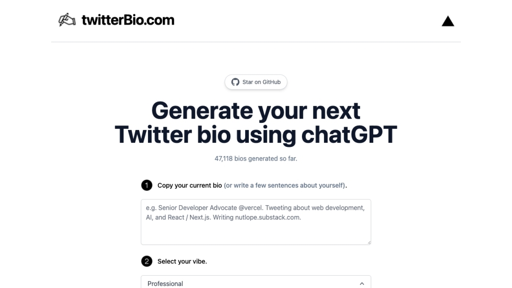 Twitter Bio Generator: AI Tool for Unique Bio Suggestions