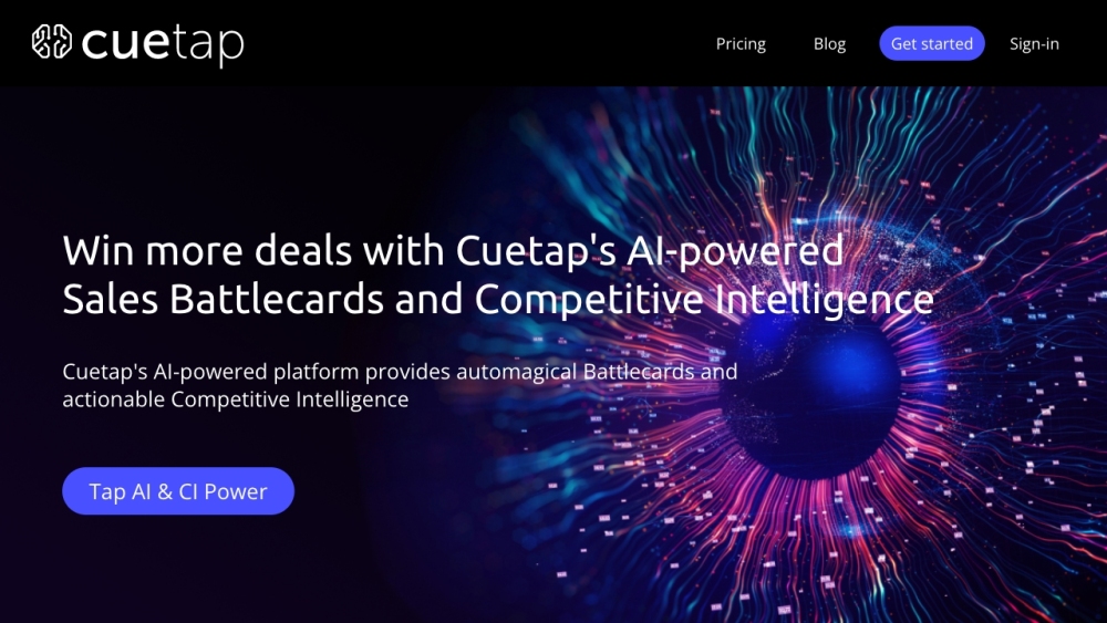 Cuetap: AI Sales Battlecards & Competitive Intelligence