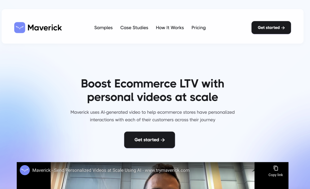 Maverick - AI Generated Personalized Videos at Scale: Revolutionize Customer Engagement