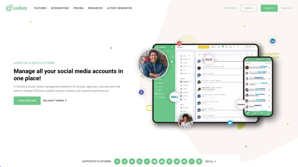 RADAAR: Ultimate Social Media Management AI Tool