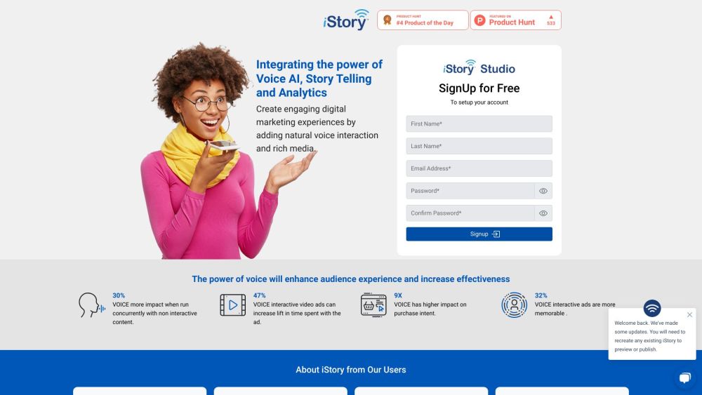 iStory: AI Tool for Immersive Storytelling