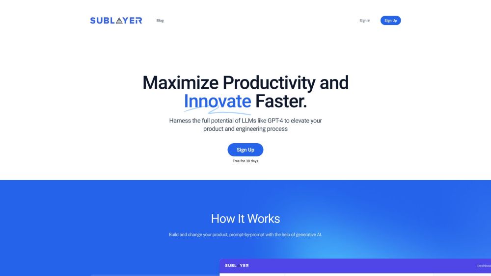 Sublayer: AI Tool for Controllable Software Development