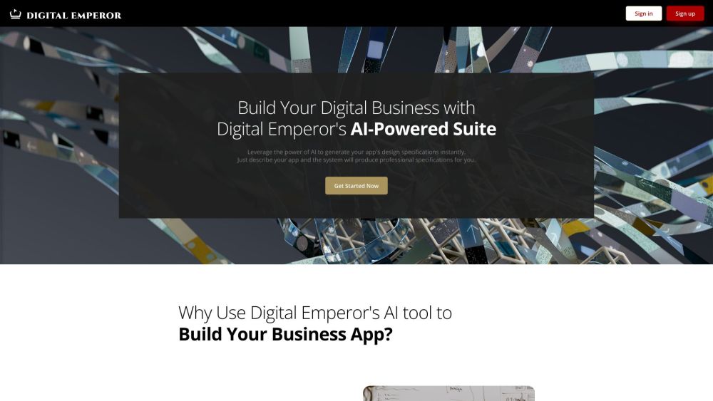 Digital Emperor: AI Tool for App Creators