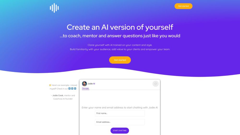 Coachvox AI: AI Tool for Entrepreneurs & Coaches