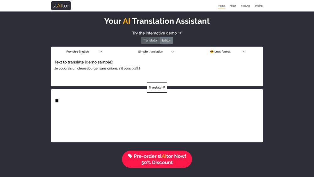 slAItor: Next-Gen AI Tool for Smart Translation