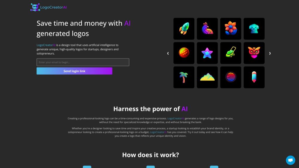 LogoCreatorAI: AI tool generates unique, high-quality logos